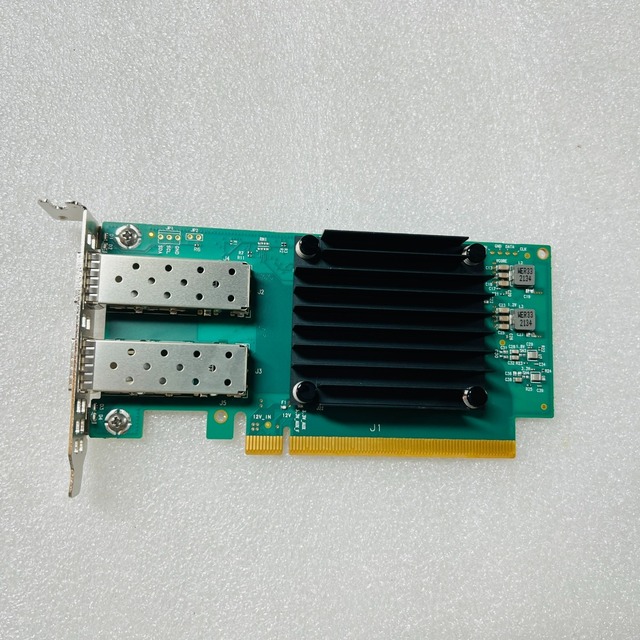 Connect X-5 25G Dual Port 10 Gigabit Fiber Optic Network Card CX512F 0JGWVY 0V5DG9 0F7V1F 25GE X16