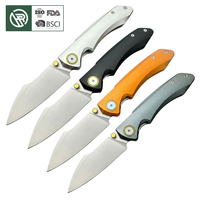 Couteau pliant BoChen avec manche en aluminium, lame 440c, couteau de poche, couteau de camping, couteau de chasse, couteau d'extérieur, outil EDC léger