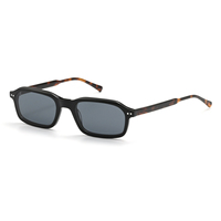 Lunettes de soleil carrées en acétate de luxe pour hommes, style vintage 2026, montures épaisses, OEM