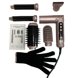 Secador de Pelo 5 en 1, Rizador de Pelo, Cepillo para Cabello Rizado, para Uso en Automóviles y Hoteles - Product Image 1