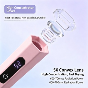 Lampe UV LED rechargeable mini pour ongles, lampe de séchage portable pour ongles, machine de séchage pour tous les vernis gel, sécheuse à ongles à lumière UV - Product Image 1