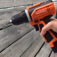 Taladro de Impacto Inalámbrico Harden de Alta Calidad, 12V, Juego de Herramientas Eléctricas con 2 Baterías