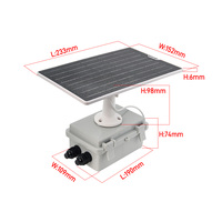 LILYGO T-Solar Kit: Sistem Pengisian Daya Tenaga Surya Luar Ruangan 5.4W Dengan T-SimShield SX1262 868/915Mhz untuk Papan Pengembangan IoT