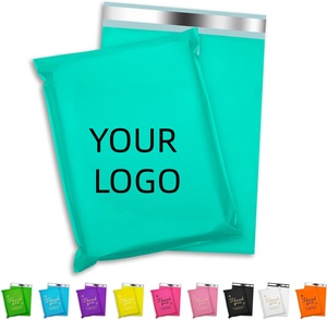 Sac d'expédition en polyéthylène rose et blanc imperméable avec logo personnalisé, fermeture auto-adhésive, petit sac en plastique pour vêtements – Vente chaude - Product Image 1