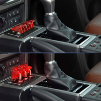 Panneau de commutation à bascule 3 gangs 12V avec LED rouge, interrupteur à bascule d'allumage 3 broches SPST étanche pour voiture, camping-car, bateau, tout-terrain, camion