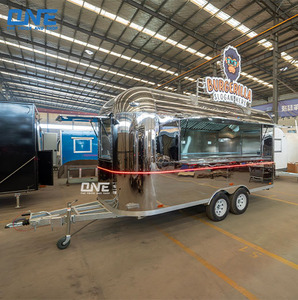 Camions de restauration mobiles entièrement équipés, remorques de traiteur, chariots de bière, de crème glacée et de café pour l'extérieur, remorques alimentaires entièrement équipées - Product Image 1