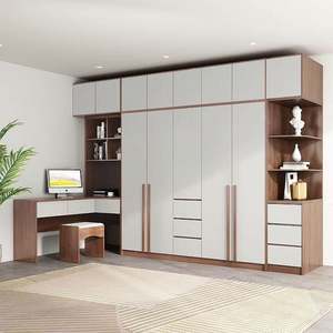 Europeo barato melamina conveniente paseo en armario personalizado diseños modernos armario - Product Image 2