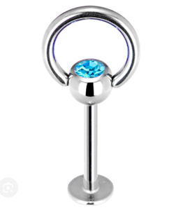 จิวเวอรี่316L เครื่องประดับร่างกายแหวนริมฝีปาก monroes สแตนเลส14เกจ - Product Image 4