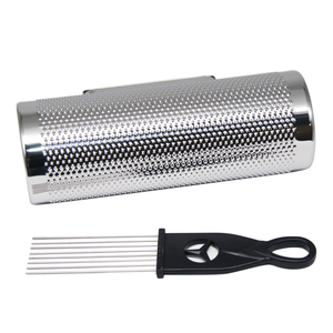 Guiro de Acero Inoxidable con Raspador de 8 Pulgadas, Instrumento de Percusión Latina para Música de Merengue, Salsa y <span class=keywords><strong>Bachata</strong></span> - Product Image 1