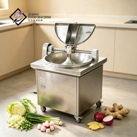 Coupe-viande multifonctionnel en acier inoxydable pour la préparation de saucisses, de raviolis, de légumes et de viande, machine à déchiqueter et hacher