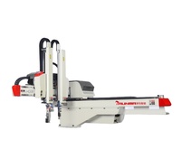Runma Lengan Teleskopik Tiga/Lima Sumbu, Robot Traverse Lengan Teleskopik Sangat Murah Cetakan Injeksi Cobot Plastik Pabrik Robot Arm RQ900WD