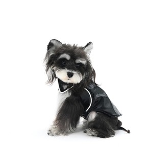 ZHONGYA Haustierzubehör Meistverkaufte Schwarze Lederjacke für Haustiere Passende Hundebekleidung Modische und Wasserdichte Hundejacke - Product Image 4