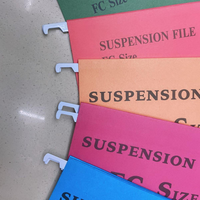 Carpeta de archivo de papel Qian You con impresión UV Etiquetas Klip de gestión de documentos oficiales