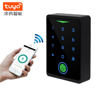 Android Tuya WiFi Wiegand RFID 125KHz EM Card Touch Keypad Bel Pintu Pengontrol Akses Sidik Jari Sistem Biometrik