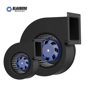 Blauberg 120mm Single Inlet Centrifugal Fan External Rotor Motor 0-10v Low Noise Centrifugal <strong>Blower</strong> Cfm Industrial <strong>Blower</strong> - Product Image 1