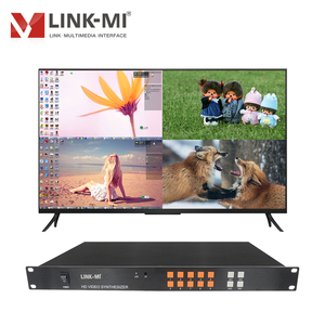 1080P 4x1 HDMI + VGA + CVBS + USB Video multiviewer với IR RS232 trường hợp chính hỗ trợ chuột bàn phím - Product Image 1