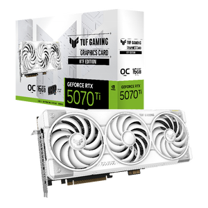 Nueva Tarjeta Gráfica para PC TUF Gaming RTX 5070 Ti 16GB GDDR7 BTF Blanca OC, con Salida DP, Ventilador RTX5070 Ti MXM, Estado MXM - Product Image 1
