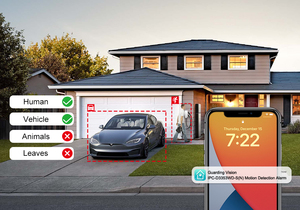 Caméra IP tourelle <span class=keywords><strong>Anpviz</strong></span> 5MP en stock aux États-Unis, vision nocturne couleur IR, détection humaine et de véhicules, audio unidirectionnel, emplacement pour carte SD, WDR - Product Image 4