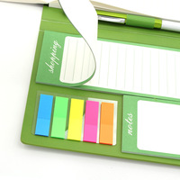 Carnet rigide à revêtement durable A5 Recharges pour liste de tâches Bloc-notes magnétiques Bloc-notes Notes autocollantes