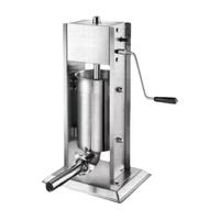 Petite machine à farcir les saucisses électrique verticale commerciale, poussoir à saucisses en acier inoxydable