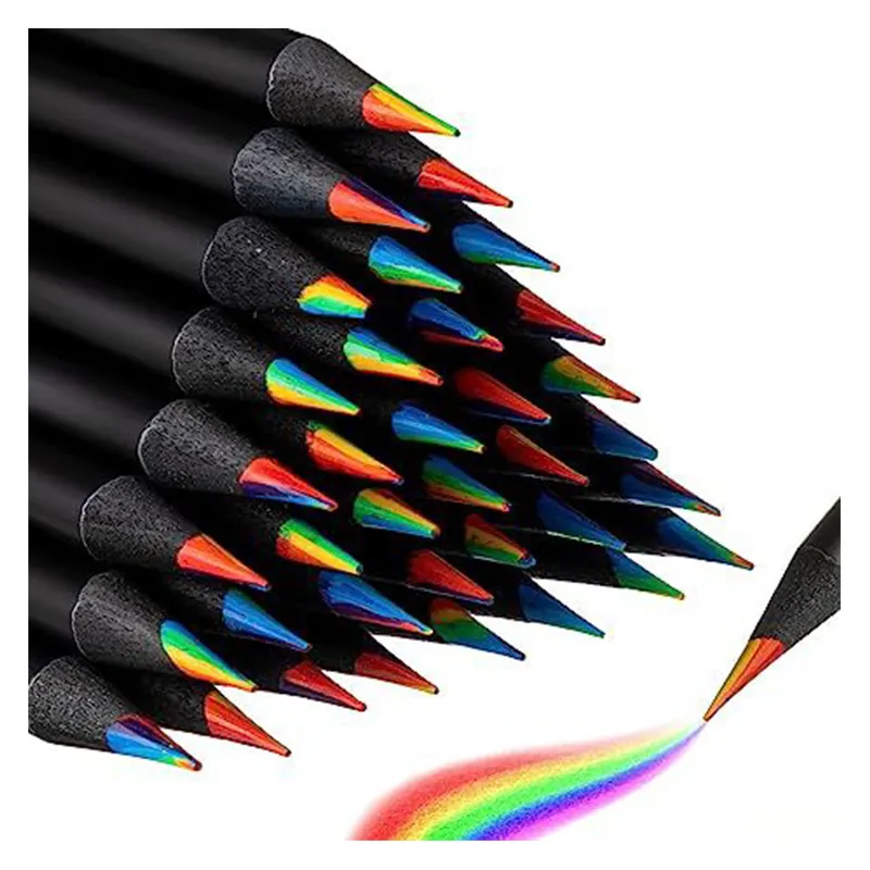 Nouvelle arrivée Crayons multicolores Fournitures d'art pour le dessin, le coloriage et l'esquisse