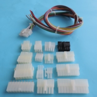 Konektor PIN 30CM 5556 5557 5559 2*2/3/4/5/6/8/10 Jantan Betina dengan Kabel Kawat 4.2MM PITCH 18AWG 2X1/2X3/2X4/2X5/2x6