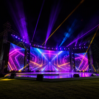 Écran LED de location P2.6 P2.97 3.91 500x500mm HD, panneau d'affichage vidéo LED intérieur et extérieur pour scène événementielle