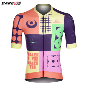 Maillot de cyclisme Darevie Custom Pro, léger, respirant, manches courtes, pastel, <span class=keywords><strong>voyage</strong></span>, unisexe - Product Image 2