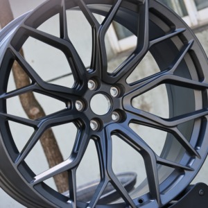 ล้อแม็กซ์ HTOR ใหม่ ขนาด 17 นิ้ว ผลิตจากอลูมิเนียมอัลลอยด์ ขึ้นรูปด้วยกรรมวิธีการตีขึ้นรูป ดีไซน์หรูหรา หลายก้าน รูปทรงดอกบัว ขัดเงา สีเทา 4 ชิ้น 4x100 - Product Image 4