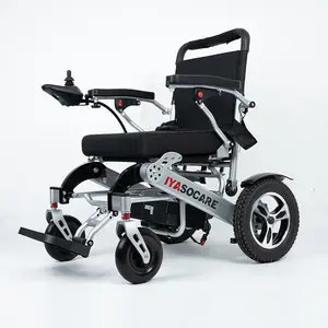 中国医疗供应商轻型电动折叠轮椅