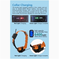 Collier de dressage GPS étanche pour chien de chasse, collier électronique antichoc avec GPS, système de suivi multifonction pour l'entraînement sur le terrain