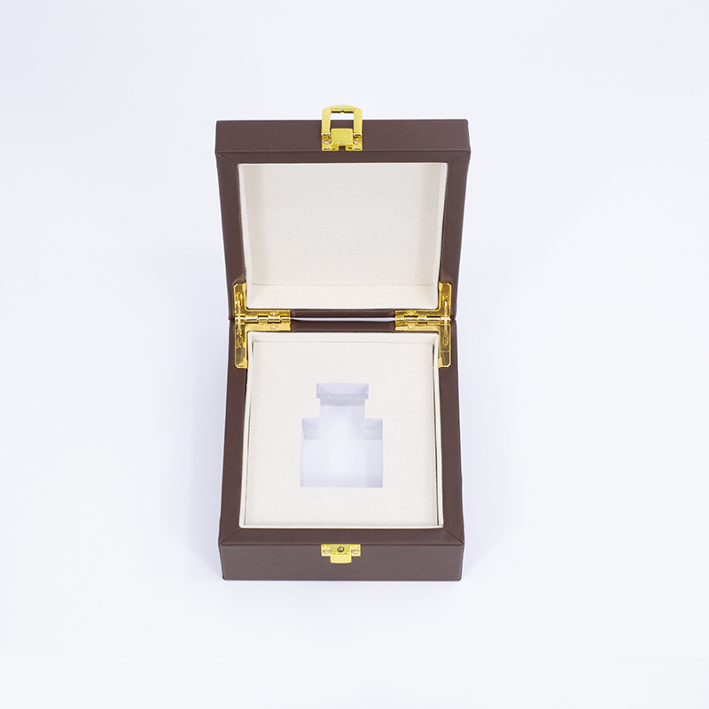Custom Luxury Wood Oud Perfume Attar Bottle Leather Gift Boxes ...