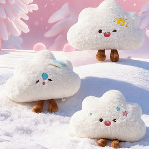 Almohada de Peluche Suave con Forma de <span class=keywords><strong>Nube</strong></span>, Adorable y de Alta Calidad, Juguete de Peluche con Expresiones Faciales Lindas y Regordetas - Product Image 2