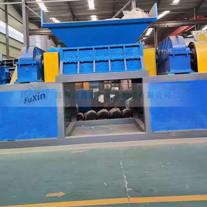 Dual Shaft Shredder For Wood Tree Roots <b>Rubber</b> Silicone Leather Pipe <b>Paint</b> Drum Titanium Sponge Waste Treatment Machinery - Product Image 3