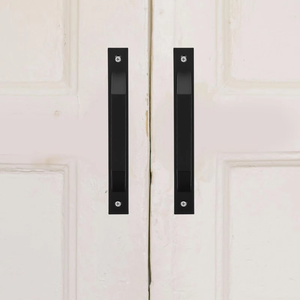 Heavy Duty Easy Install Hollow Wooden Sliding <b>Door</b> <b>Pull</b> White Flush Aluminum Alloy Closest <b>Door</b> <b>Handle</b> - Product Image 6