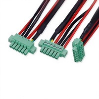 Kabel Harness Terminal Blok Sekrup Hijau yang Dapat Dilepas, Rakitan Kabel Terminal Multi-Pin yang Dapat Dilepas untuk Pengkabelan Pengontrol Industri