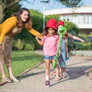 PVC Inflatable <b>Animal</b> Head Stick Set for Kids Jungle & <b>Farm</b> Themed Lightweight Party Favors - Product Image 5