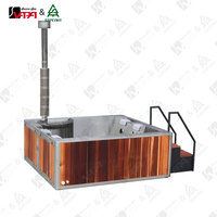Vapasauna Hersteller Luxus Großhandel Hybrid Holz- und Elektro-Whirlpool mit Massagefunktion Spa-Whirlpools Genusspool
