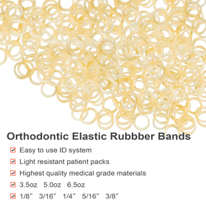 Bandes Bretelles <span class=keywords><strong>Force</strong></span> 3.5/5.0/6.5oz Consommables Dentaires <span class=keywords><strong>Orthodontique</strong></span> Dentaire Zoo Pack Élastiques Caoutchouc Haute Qualité Latex Weller Manuel - Product Image 4