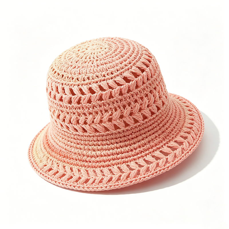 Dégradé rose pêche creux