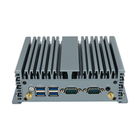 JF-304SI-S terbaik N100 Dual Lan DDR4 TYPE-C 5 USB3.0 tanpa kipas tertanam merek aplikasi PC komputer industri