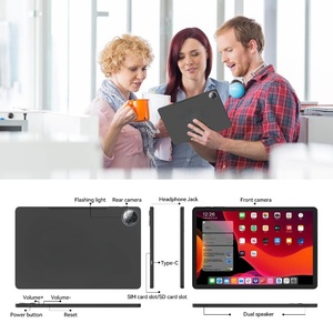 Tablette Android 14 double SIM 11 pouces, processeur Octacore MTK6769, 12 Go + 256 Go, écran FHD 1920x1200, batterie 7000 mAh, tablette de jeu <span class=keywords><strong>2</strong></span>-en-1 avec clavier intégré - Product Image 5
