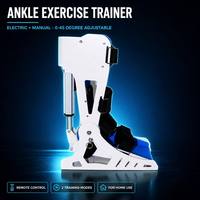 Appareil d'exercice électrique pour la cheville avec télécommande, réglable pour la dorsiflexion et la plantarflexion 0-45° °   pour la rééducation à domicile