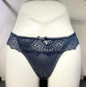 Nouvelle Tendance : Culotte String Femme Sexy et Audacieuse avec Nœud Papillon et Broderie en Dentelle – Culotte Triangle Femme - Product Image 3