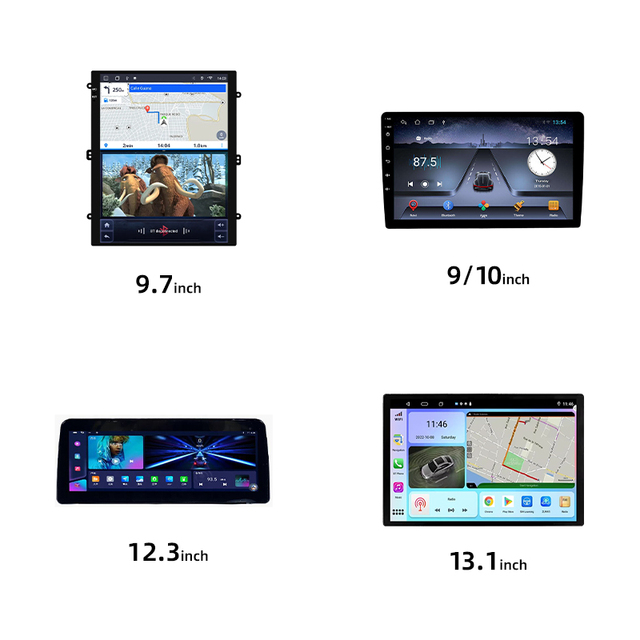 Universal Car DVD Player 9/10 Inch 9.7 Inch 12.3 Inch 13.1 Inch Car Radio 4G/WiFi Android Touch Screen Radio