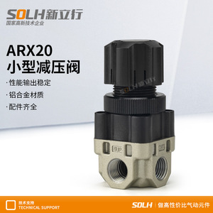 Vanne de réduction de pression pneumatique miniature ARX20-01/02 ARX21-01/02 ARX20-02PB/SDR, structure de contrôle d'angle pour les fluides aqueux - Product Image 2