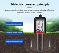 Testeur portable de température, d'humidité, de conductivité électrique et de pH du sol, capteurs d'humidité du sol sans fil de type USB pour l'agriculture