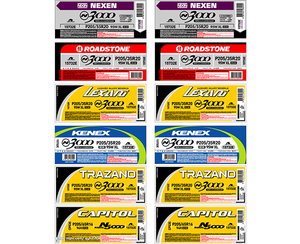 Mạnh mẽ dính tự dính lốp Nhãn dán nhãn PP/PVC/vinyl ô tô bao bì nhãn cho lốp xe - Product Image 6