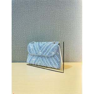 Strass-Handtasche Funkelnde Tasche Silberne Diamant-Geldbörsen für Damen Upgrade Abend- und Balltasche Strass-Handtasche Hobo-Tasche - Product Image 4