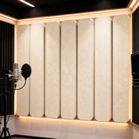 Panneaux muraux acoustiques insonorisants légers sur mesure pour studio de diffusion, décoration intérieure de bureau, réduction du bruit NRC élevée